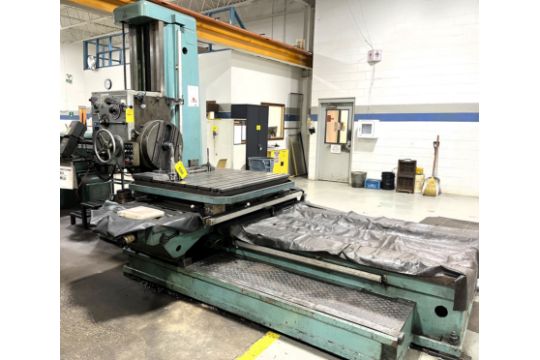 TOS W100A HORIZONTAL BORING MILL, S/N 21-37,…