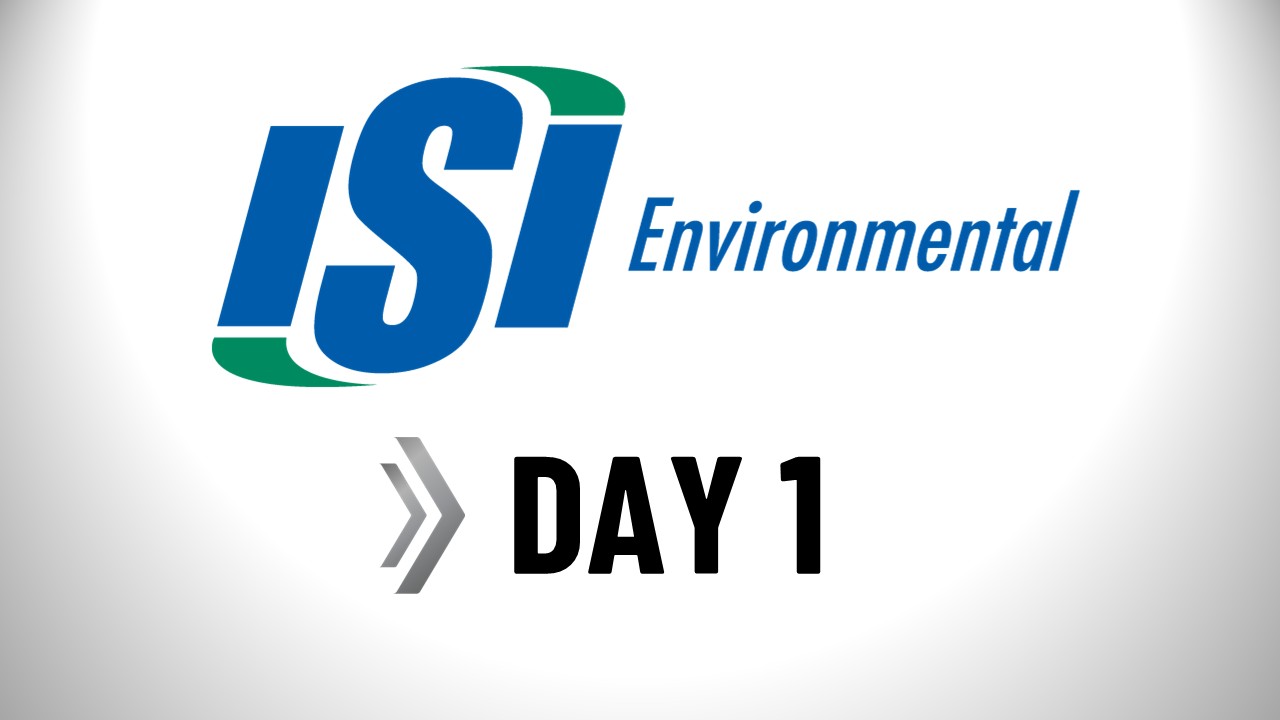 ISI Environmental - Day 1