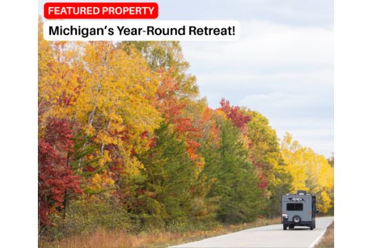 Build Your Retreat on this Half-Acre Michigan…