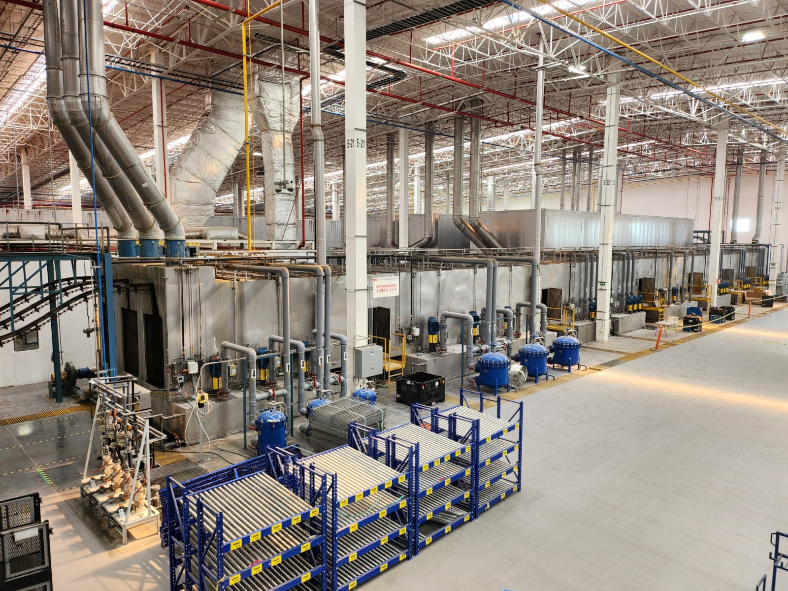 Complete 2022 paint line in parallel, Line 1: Nordson…