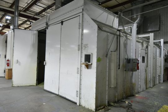 COL-MET COMBINED CYCLE SPRAY BOOTH, 20' W…