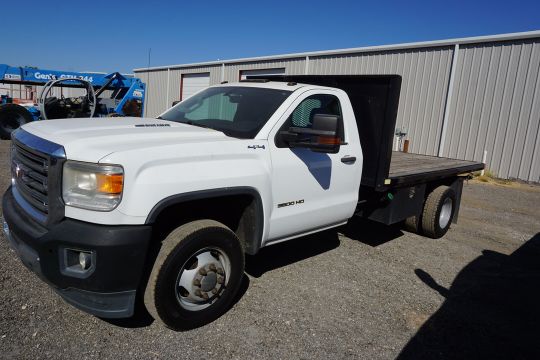 2016 CHEVY 3500 TRUCK, DURMAX DIESEL, FLAT…