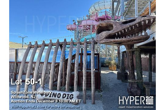 'Dino-Dig' dinosaur bone excavation attraction