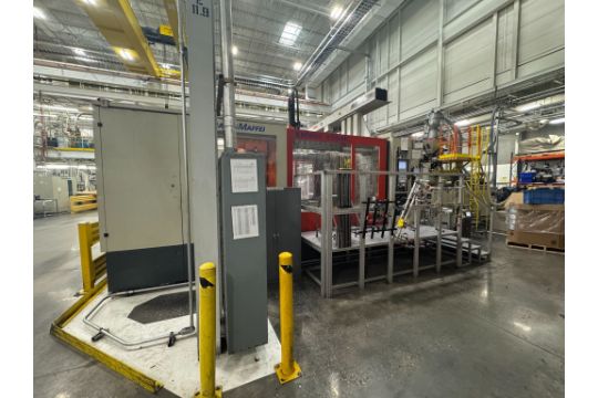 2001 Krauss Maffei Injection Molding Machine 1600-8100…