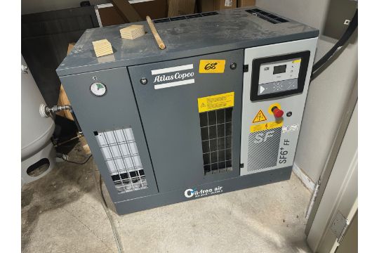 2020 Atlas Copco SF6+FF Oil Free Air Compressor…