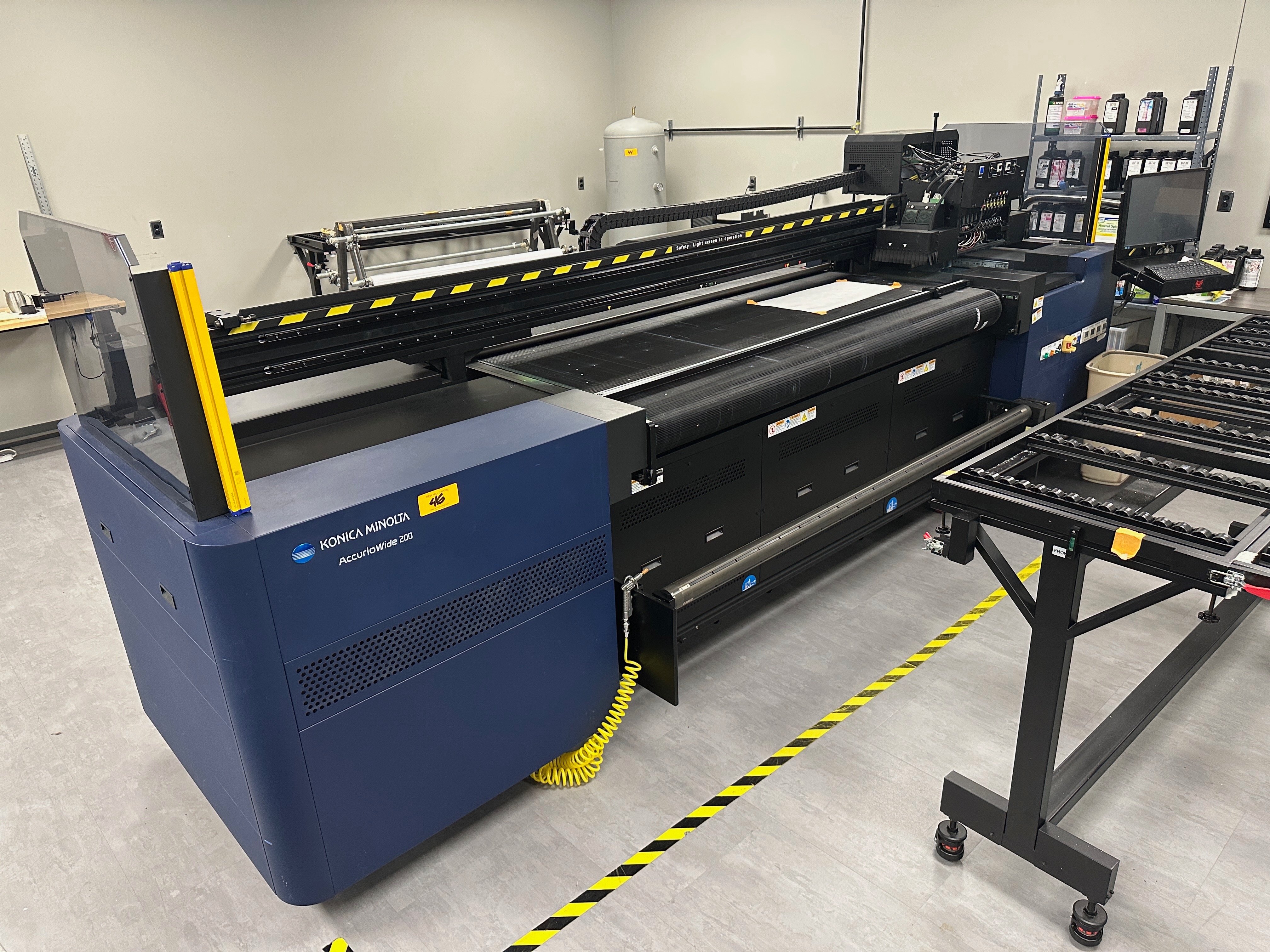 Late Model CNC Router & Media Printing Plant - Techno, Thermwood & Freedom CNC Routers, Konica Minolta AccurioWide 200 & AccurioPress C4080