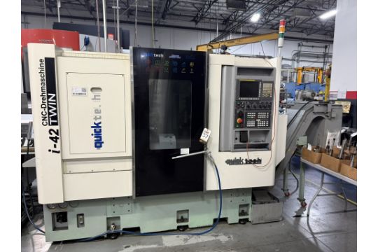 2017 Quick-Tech Mdl. I-42 Twin CNC Turning…