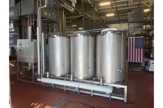 BrauKon 3-Tank Stainless Steel CIP System for 40 HL…