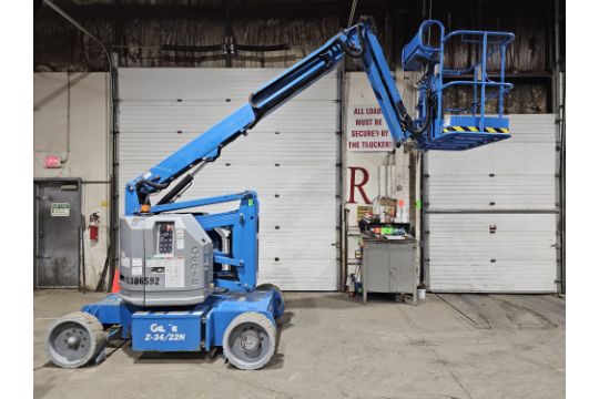 2015 Genie Boom Lift model Z-34/22N with 34' high 500lbs…