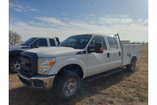 2014 FORD F250 4X4 CREWCAB SERVICE TRUCK,…