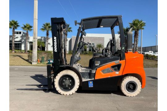 2023 DOOSAN FORKLIFT MODEL D30S-9, DIESEL, APPROX MAX…