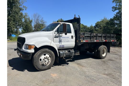 Ford Mod.F-650 16' Tilt Bed Stake Body Diesel…
