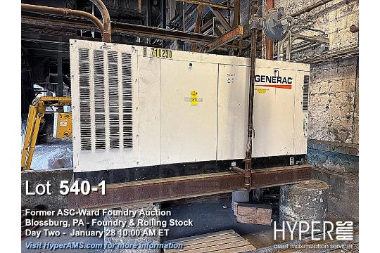 Generac QT13068 Industrial Generator, 130 kW, Natural…