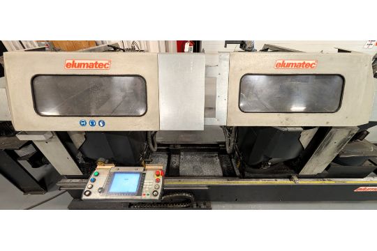 2012 ELUMATEC DG 244+E555/5 TWIN HEAD DOUBLE MITER…
