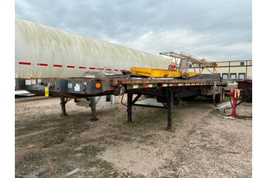 FLATBED TRAILER, GREAT DANE, Mfg. 2006, dual…