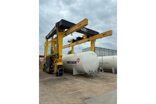 INDUSTRIAL RUBBER TIRED GANTRY CRANE, GH…