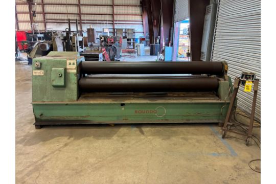 PLATE ROLL, ROUNDO MDL. PS255, Mfg. 2012,…