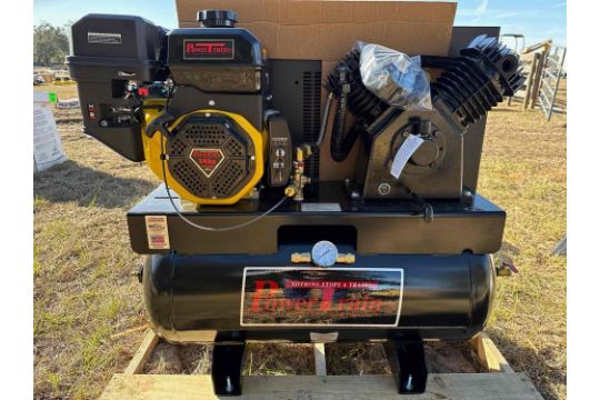 NEW 14 HP POWERTRAIN 30 GAL TRUCK MOUNT AIR…