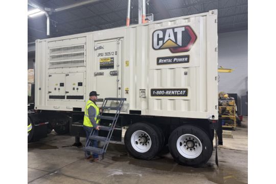 Used Caterpillar 568 kVA Mobile Diesel Generator Set.…