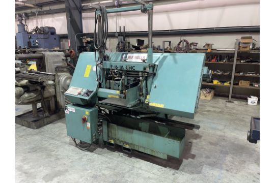W.F. Wells Mdl. F-16-1A CNC Horizontal Saw