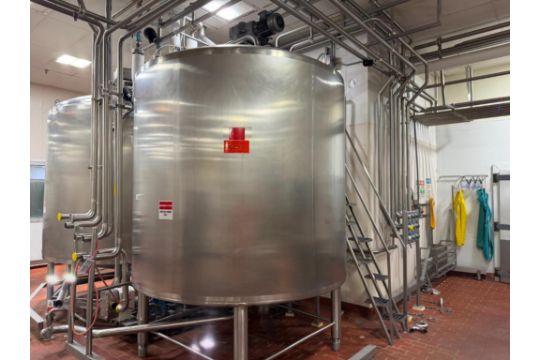 316 L SS Steam Jacketed Tank