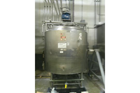 Jacketed S/S Tank Approx 850USG