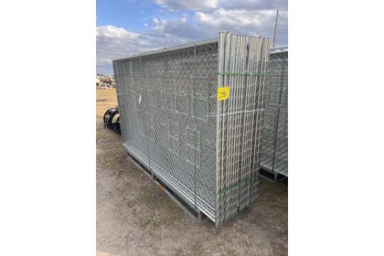 UNUSED (20) 10x6FT SITE FENCE PANELS