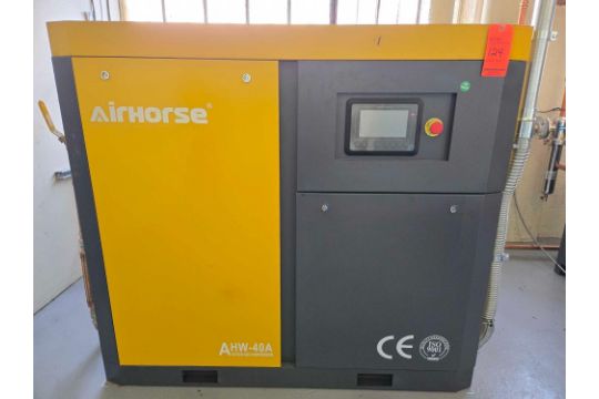 2924 AirHorse 40HP Screw Air Compressor with Digital…
