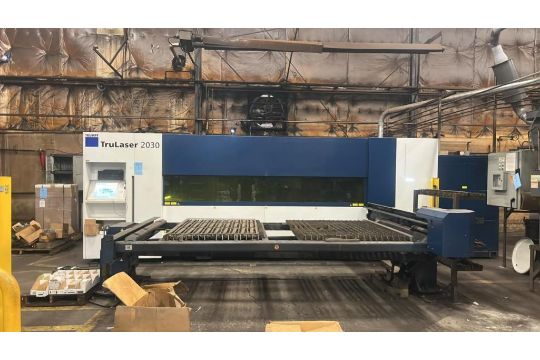 Trumpf Trulaser 2030 Fiber Laser Cutting…