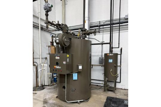 Fulton Natural Gas Fired Steam Boiler, Model…