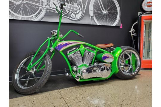 2004 Jesse Rooke 'Chop Shop' custom chopper. VIN# 1S92RV1B73R635364.