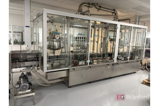 Groninger Mdl. DFK12001, 12-Head, Inline Aseptic Vial…