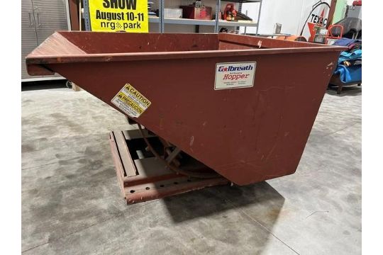 SELF DUMPING HOPPER, GILBREATH MDL. LH-150,…