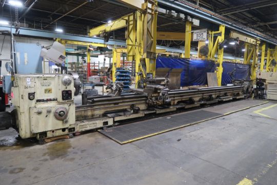 30' x 360' Lang Gap Bed Engine Lathe