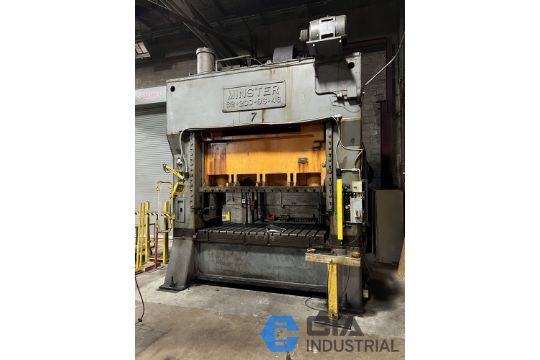 200 TON MINSTER MODEL S2-200-96-48 SSDC PRESS;…