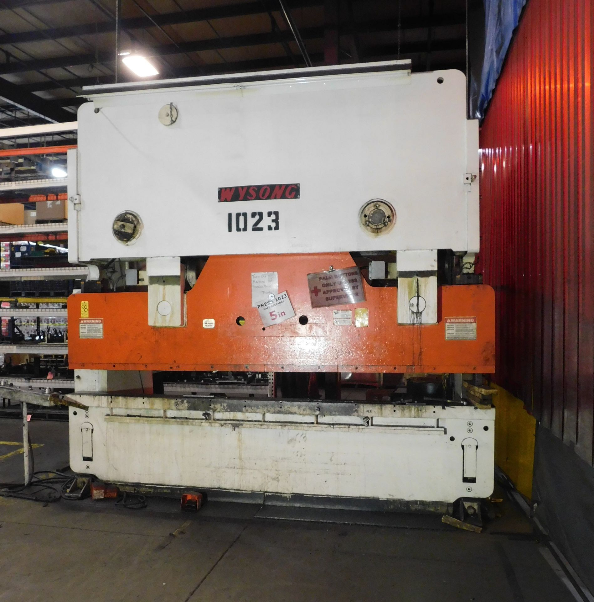 Wysong Model 325-10 Hydraulic Press Brake, s/n HPB2-104,…