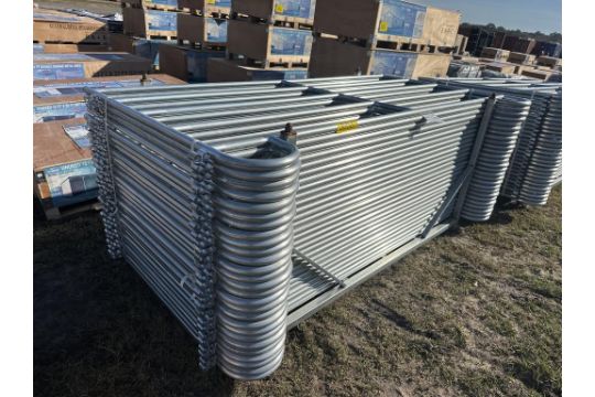 (27) Unused Galvanized Livestock Panels