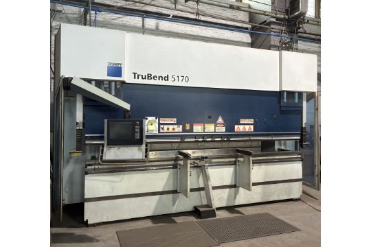 Trumpf TruBend 5170 187 Ton x 167' 6-Axis CNC Press…
