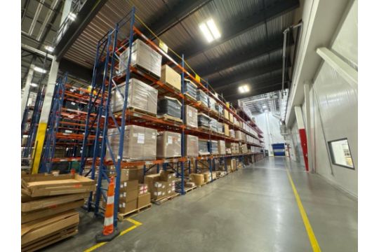 (32) Sections of pallet racking