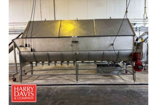 Rietz Thermascrew Blancher: 15' x 37', Model: Tl-36-K2215,…