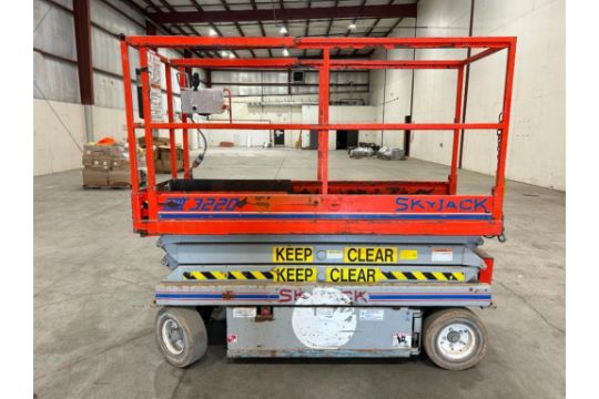Skyjack Scissor Lift, Model 3220, 32' Max. Lift Height,…