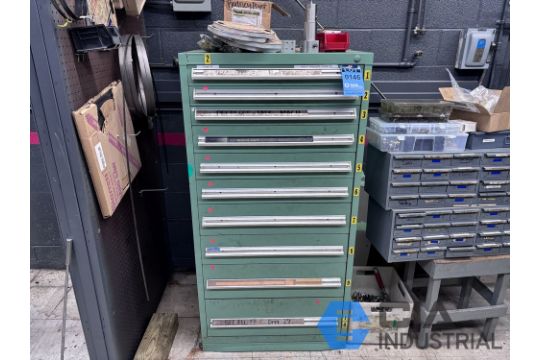 10-DRAWER LISTA TYPE CABINET WITH MISCELLANEOUS…