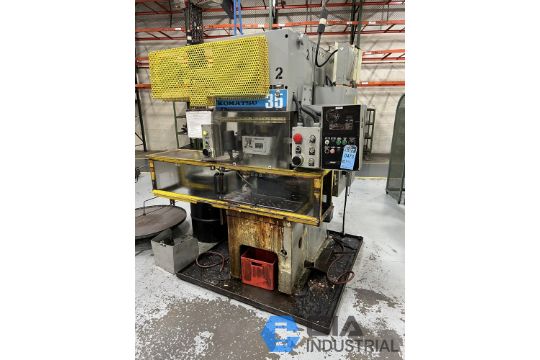 35 TON KOMATSU MODEL OBS-35-3 GAP FRAME PRESS;…