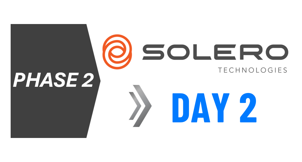 Solero Technologies - Phase 2 - Day 2