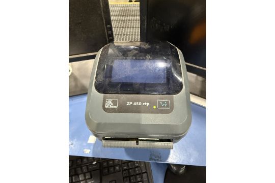 2017 Zebra Model ZP450 Label Printer, 120…