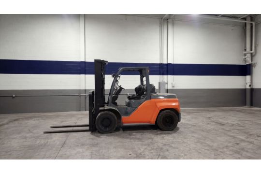 2018 Toyota 8FG70U 15,000Lb Propane Powered…