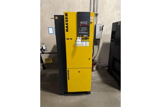 15HP Kaeser SK-15 Air Center Rotary Screw Compressor…