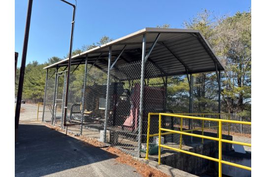 Diesel Air Compressor w/ Tank & Structure