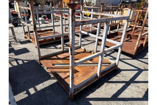 LARGE STACKABLE METAL RACKING SUPPORT EQUIPMENT