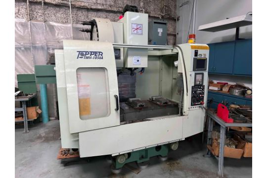 VERTICAL MACHINING CENTER, TOPPER MDL. TMV-1050A,…